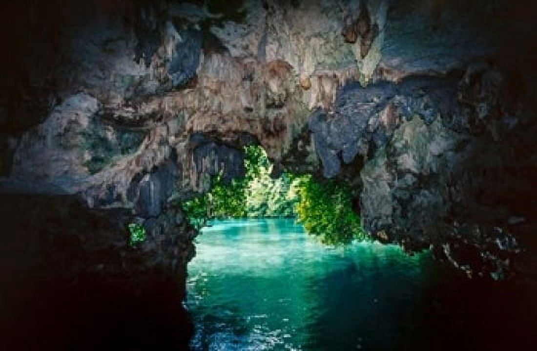 Bat cave in Airai Palau Micronesia Canvas Art - Ali Kabas DanitaDelimont (17 x 11)