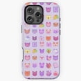 thumbnail image 1 of Bat icon pattern light Phone Case for iPhone 16 15 14 13 12 11 Pro Max M5908195, 1 of 2