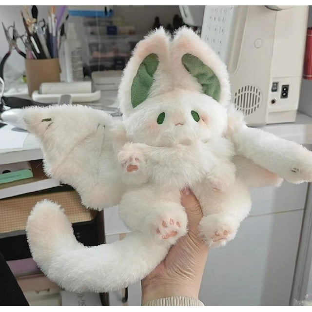 Bat rabbit doll sleep cuddle Big White rabbit plush toy doll doll throw