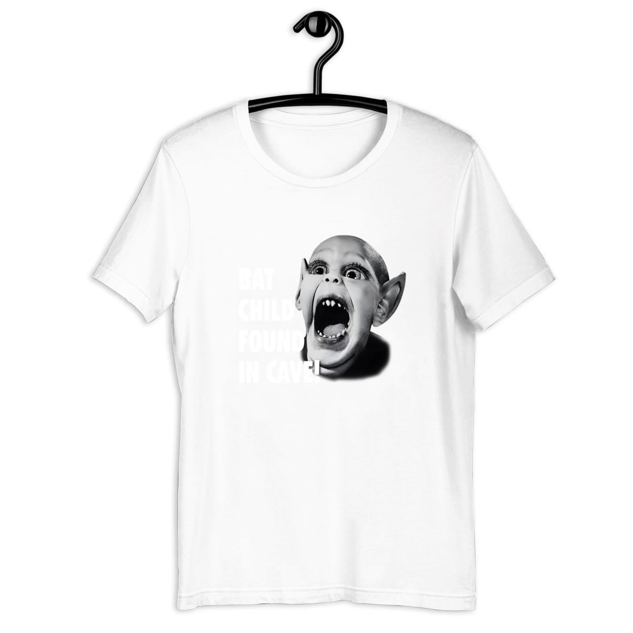 BatBoy Bat Boy Found In Cave Mothman Monster Retro T Shirt Tee Gift ...