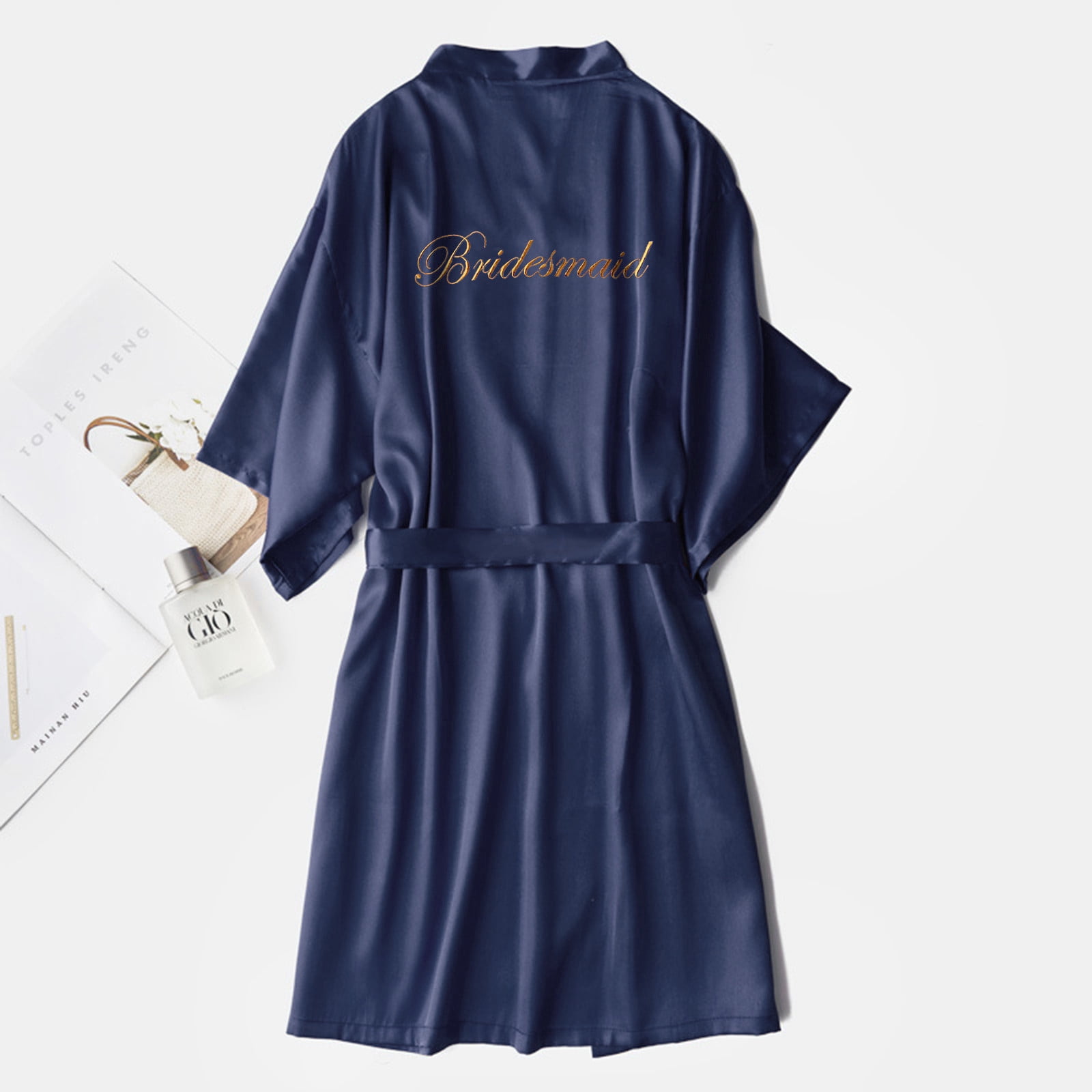 Bata De Baño Para Mujer Women Womens Bathrobes Light Postpartum Solid