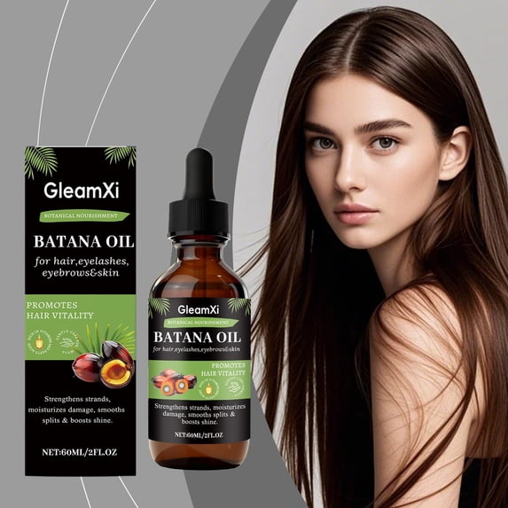 Batana Hair Oil for Hair Gentle Care Conditioner - All Types, Nourishes Damaged Hair, Strengthens, Hydrates, Smooths Split Ends, Lightweight Natural Hair Treatment, 60ml Makeup Organizers