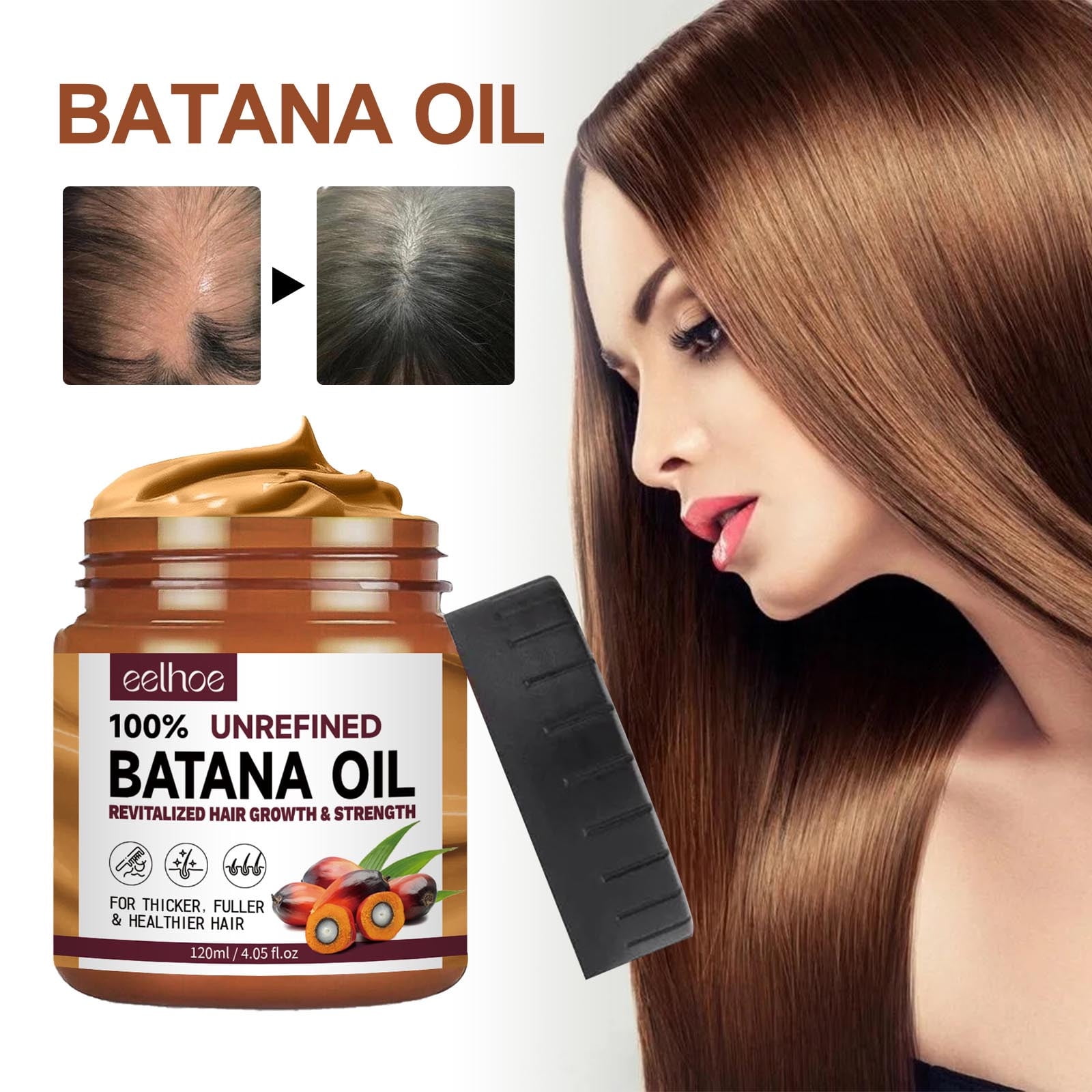 Huile De Batana 100% Naturelle Pour Croissance Cheveux - Terraveda - 100ml - Bio