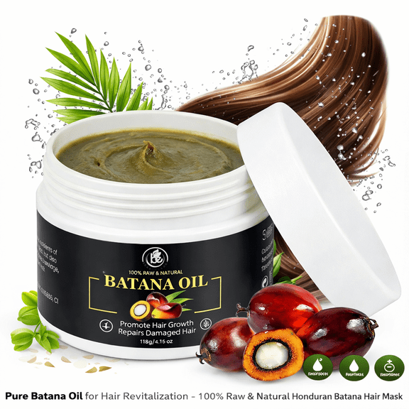 Batana Oil-Thickens and Strengthens, Moisturizes and Repairs Hair Mask with Batana Oil, 4.16 oz