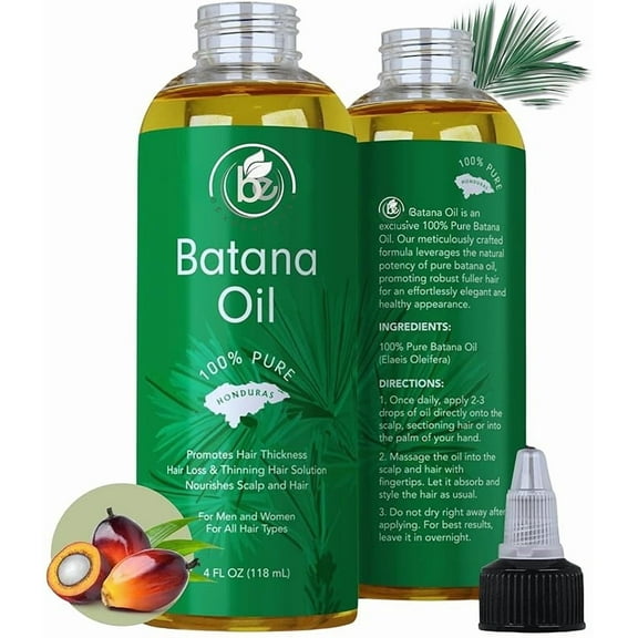 Batana Oil Promotes Hair Growth, 100% Pure & Natural, 4 floz