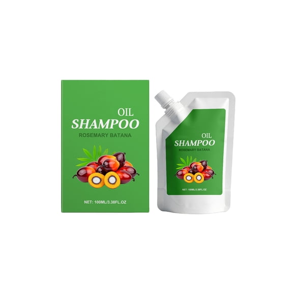 Batana Oil & Rosemary Shampoo - Nourishing & Rejuvenating Formula for Hair Softness & Volume, Suitable for Men & Women