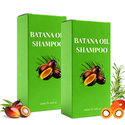 Batana Oil Shampoo 2 PACK, Rosemary Shampoo for Women, Strengthens Hair & Nourishes Scalp for Fuller Looking Hair, Unisex Natural Hair Cleanser, 20.29 fl oz, 600ml