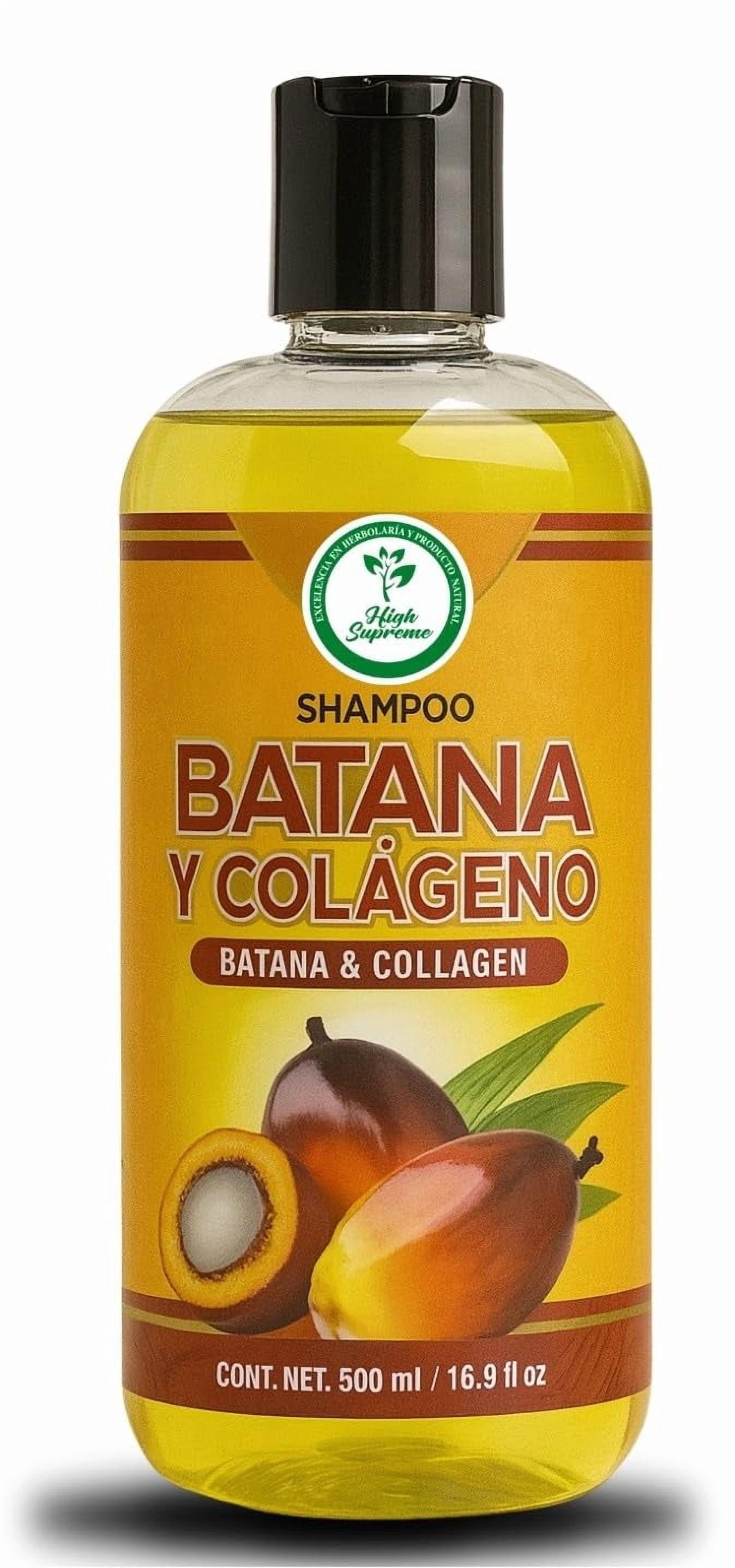 Batana Oil Shampoo with Collagen, Rosemary & Aloe Vera  Nourishing & Moisturizing  16.9 fl oz  Salt-Free, Paraben-Free  For Dry & Thinning HairMen & WomenSupports Healthy-Looking Hair & Fullnes