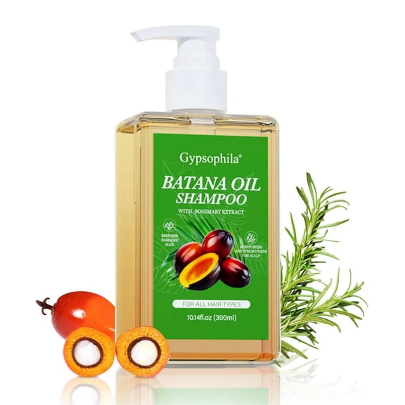 Gypsophila Batana Oil Shampoo for Women,Rosemary Shampoo,Nourishing & Rejuvenating for Softness & Volume, Suitable Unisex(10.14 fl oz)