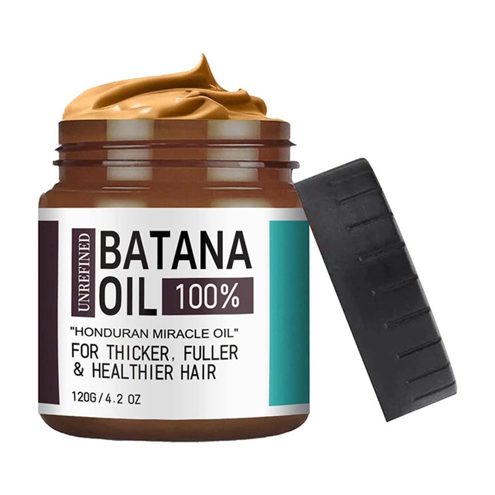 Batana Oil for Hair Health thicken And Nourishing your hair Helps with Frizz Split Ends Texture 4.2 OZ/Jar