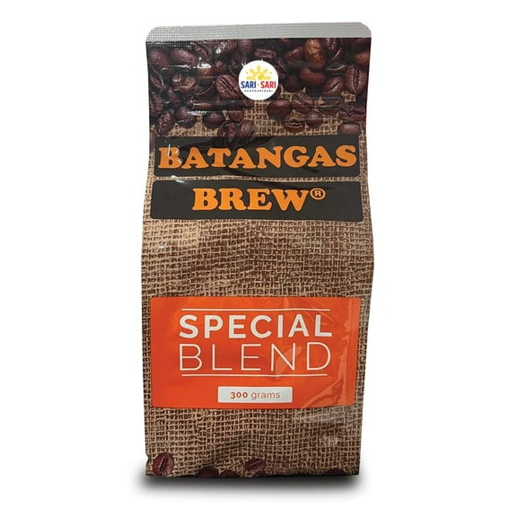 Batangas Brew Kapeng Barako Coffee Special Blend 300g, Premium Ground Liberica Coffee, Dark Roast, Authentic Filipino Brew, Bold & Aromatic Flavor