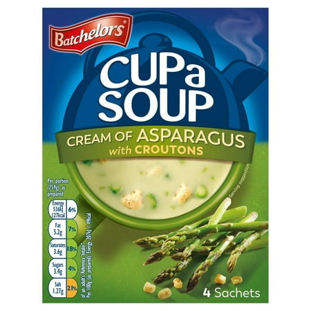 Batchelors Cup a Soup Asparagus with Croutons 4's 117g x2