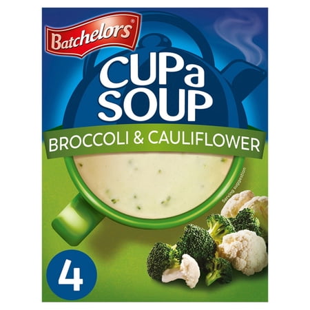 Batchelors Cup a Soup Creamy Broccoli & Cauliflower (4 per pack - 101g) - PACK OF 4