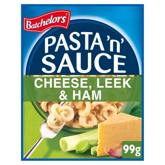 Batchelors Pasta & Sauce Cheese Leek Ham Quick Cook 99G, Imported from Britain