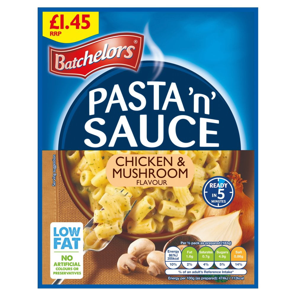 Batchelors Pasta 'n' Sauce Chicken & Mushroom Flavour 99g  (pack of 7)