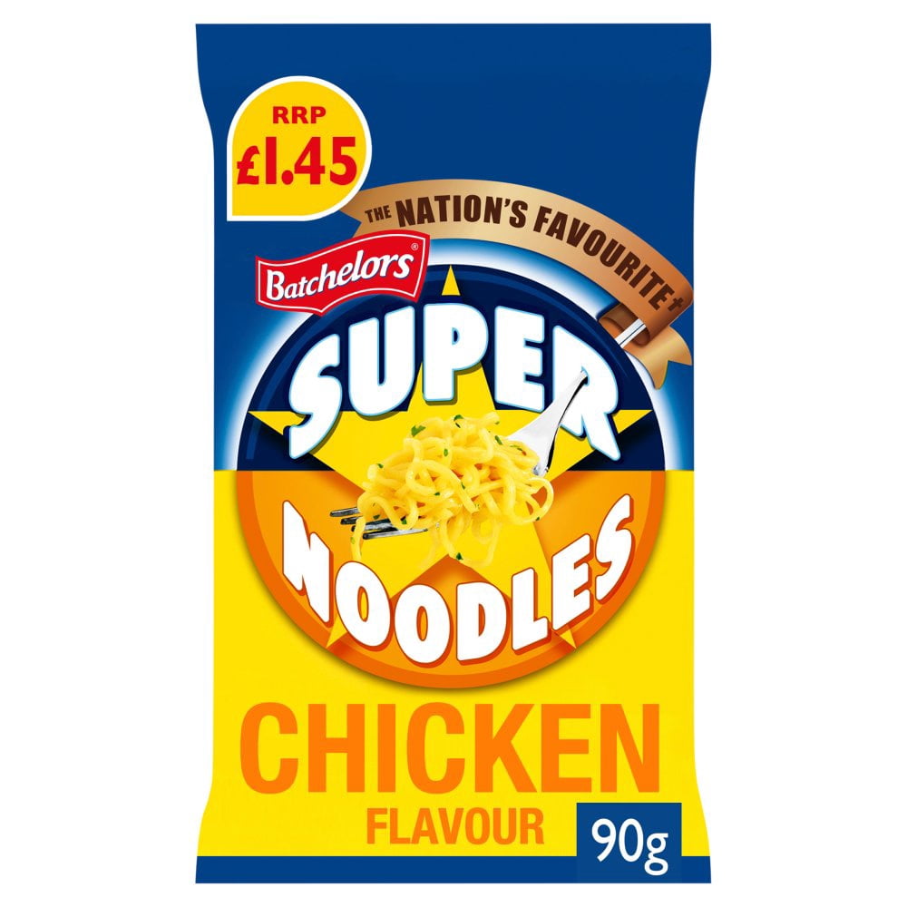 Batchelors Super Noodles Chicken Flavour 90g (pack of 8)