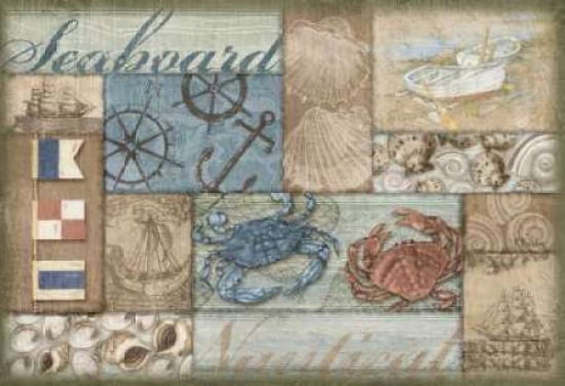 Bateau Bay Collage II Canvas Art - Paul Brent (20 x 28)