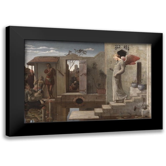 Bateman, Robert 14x11 Black Modern Framed Museum Art Print Titled - The Pool of Bethesda