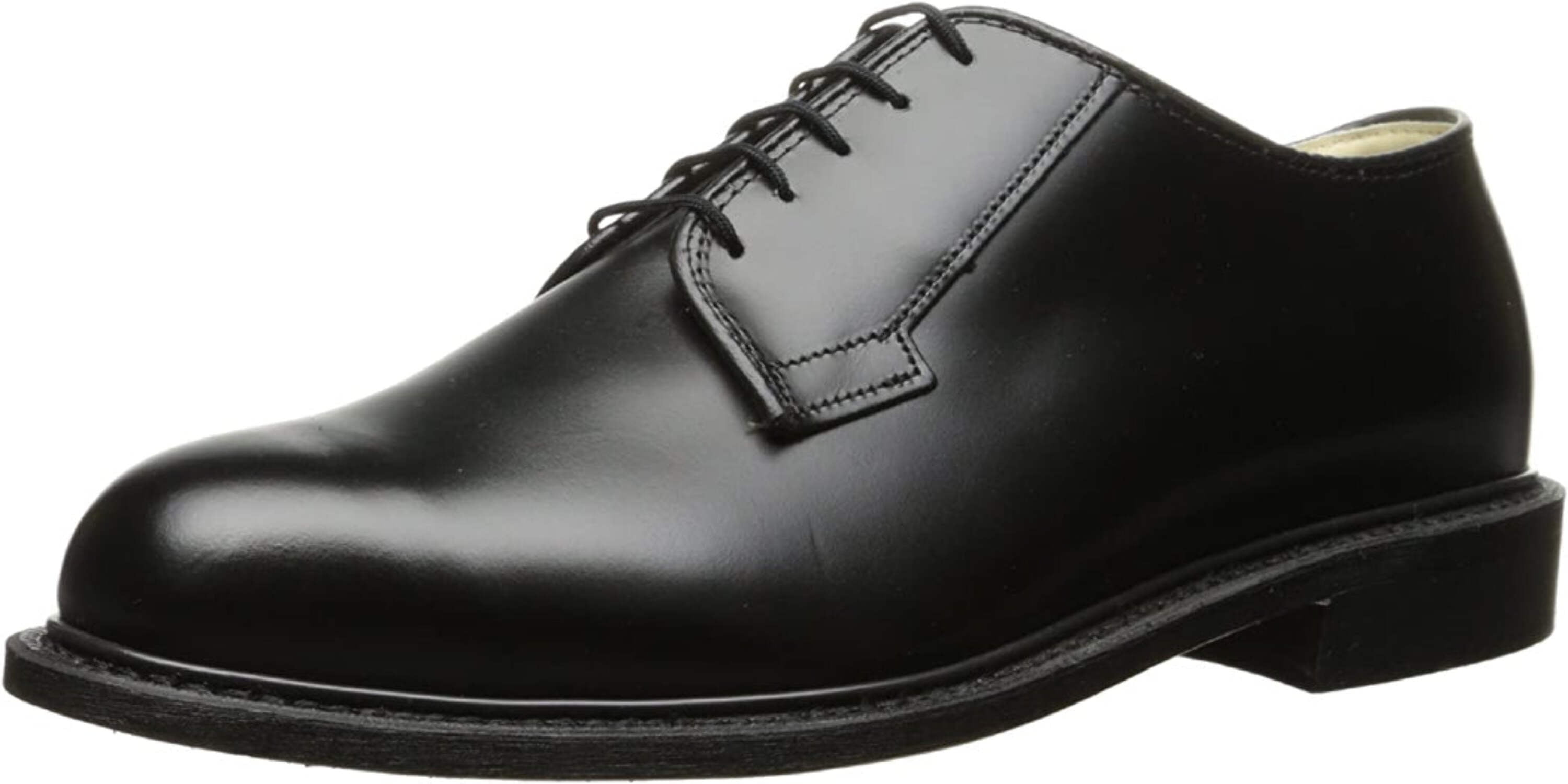 Bates 01208 Mens Premium Leather Uniform Oxford with Leather Sole Shoe ...