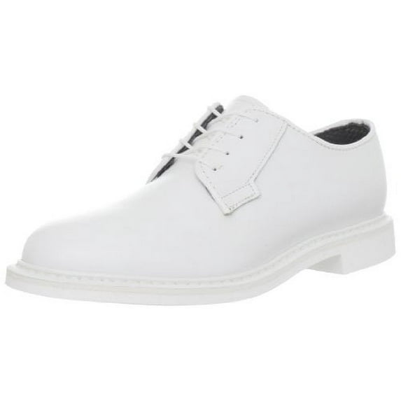 Bates 7131 Womens White Leather USA-Made Oxford Shoe