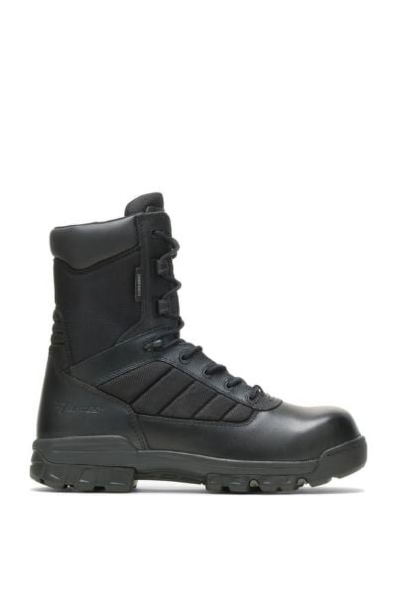 8" Tactical Sport Composite Toe Side Zip Boot Men 8 Black
