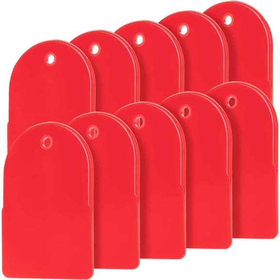 Bates- Body Filler Spreader, 2.65 Inch, 10 Pack, Red Plastic Spreader
