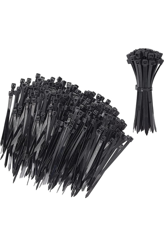 - Cable Zip Ties, 200 Pack, 4 Inch, Zip Ties, Zipties, Cable Tie, Plastic Ties, Tie Wraps, Electrical Cable Ties, Plastic Zip Ties