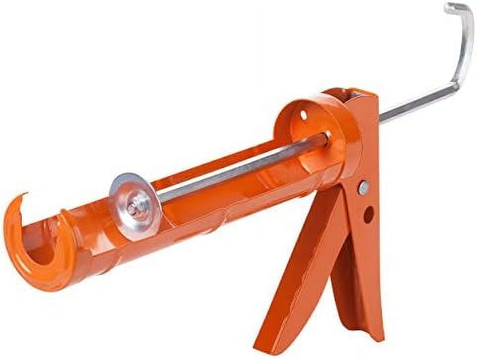 Bates- Caulking Gun, 10:1 Thrust Ratio, Orange, Caulking Tool Gun, Caulk Gun No Drip, Hand Caulking Guns, Silicone Gun, Caulking Gun Tool, No Drip Caulk Gun, Caulk Guns, Caulking Gun Dripless Orange 1
