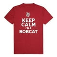 thumbnail image 1 of Bates College Bobcats Keep Calm T-Shirt, Cardinal - Extra Large, 1 of 1