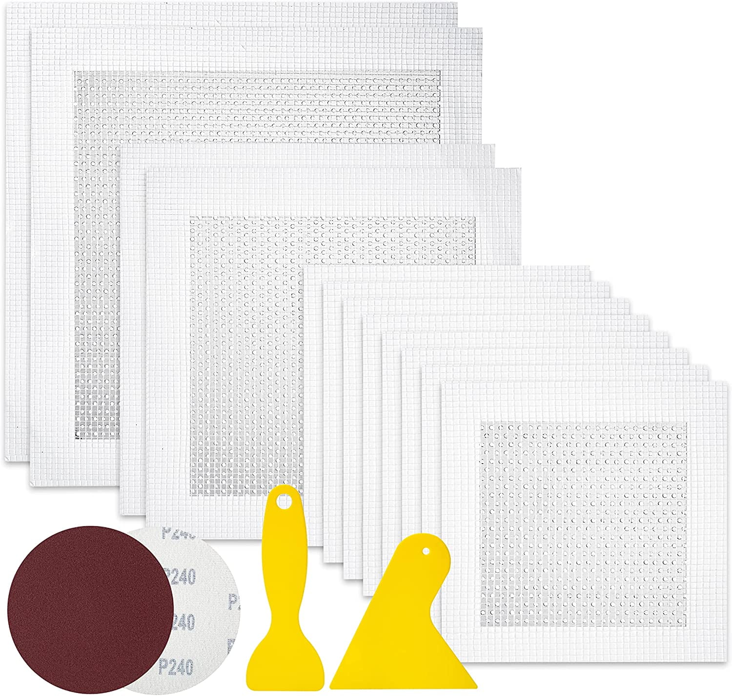 Bates- Drywall Repair Kit, 16pcs, Dry Wall Patch Kits, Wall Repair Patch Kit, Wall Patch Repair Kit, Drywall Hole Patch, Drywall Patch Kit, Wall Hole Repair Kit, Drywall Patch Hole