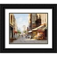 thumbnail image 1 of Bates, George 32x26 Black Ornate Wood Framed with Double Matting Museum Art Print Titled - Marche Parisien, 1 of 4