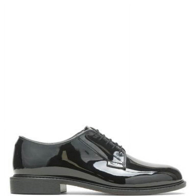 Bates High Gloss Leather Sole Oxford Men 10 Black Walmart