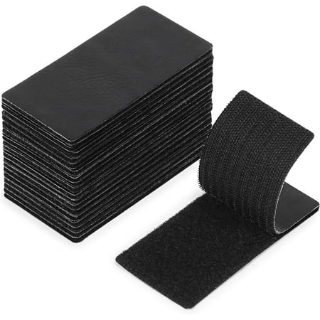 Bates- Hook and Loop Strips with Adhesive, 2”x4”, 20 pcs