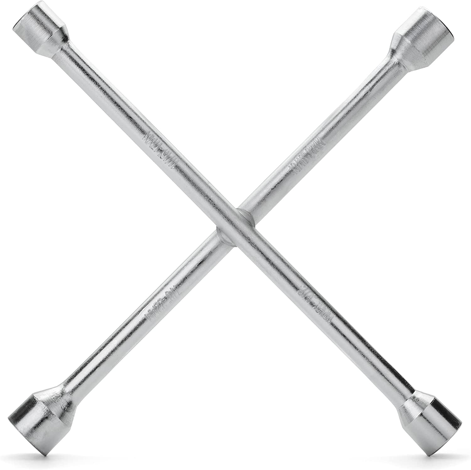 Bates Lug Wrench, 14 Inch, Tire Iron, Lug Nut Wrench, 4 Way Lug Wrench