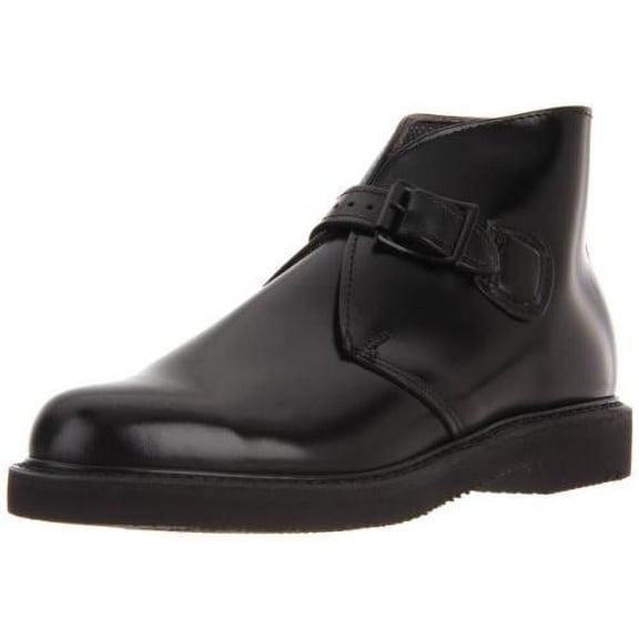 Bates Men's Buckle Chukka Boot Round Toe Black
