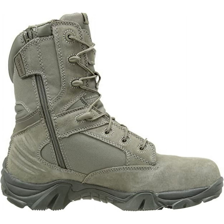 Bates Men s GX 8 Composite Toe Side Zip Work Boot Sage EW 15 Walmart