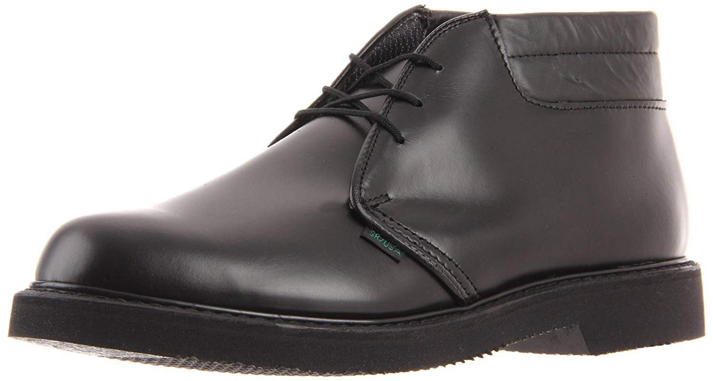 Bates Men\'s Black Leather Chukka Boots Bates E01831 Sentinel Chukka High Shine Duty Boot main image 4