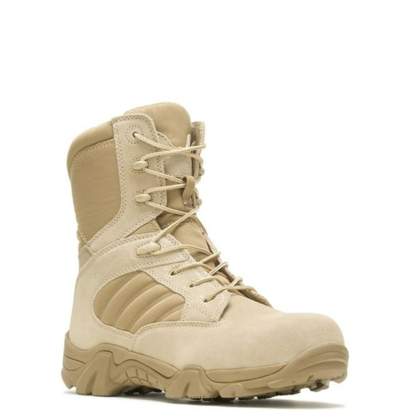 Bates Mens GX-8 Composite Toe Side-Zip Work Boot Desert Tan - E02276 Desert Tan
