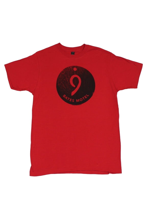 Mens T-Shirt - Room 9 Nine Distressed Circle Image (Large)