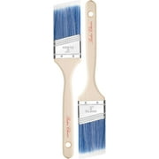 Bates- Paint Brushes, 2-Inch, 2 Pack, Angle Brushes, Treated Wood Handle