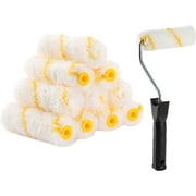 Bates- Paint Rollers, 4 inch Paint Roller with 10 Covers