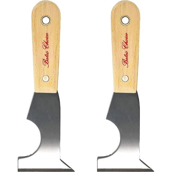 Bates- Paint Scraper, Taping knife, Pack of 2 Putty Knife Scraper, Scraper, 5 in 1 tools, Spackle Knife, Caulk Removal Tool, Painters Tool, Paint Can Opener, Paint Remover for Wood, Wallpaper Scraper
