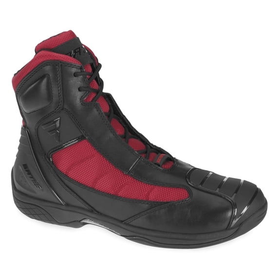 Bates Powersports Footwear Beltline Boots Black/Red 9.5 E08806-9.5