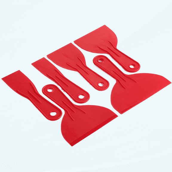 Bates- Putty Knife, 6 Pack, Plastic Paint Scraper, Plastic Scraper, Plastic Putty Knife, Putty Knife Set, Plastic Spreader, Spackle Tool, Plastic Putty Knife Scraper, Scraper Tool, Putty Scraper
