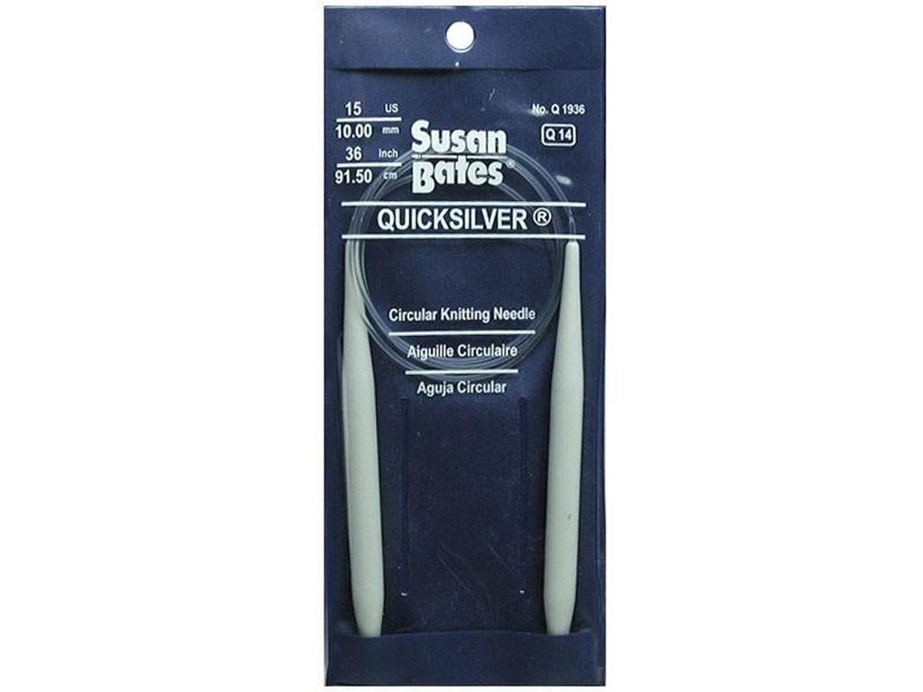 Bates Quicksilver Circular Knitting Needle 36" 13