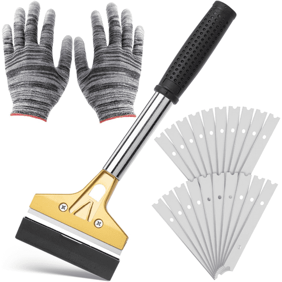 Bates- Razor Blade Scraper Tool, 4 Inch, Floor Razor Scraper Tool with 20 Ext...