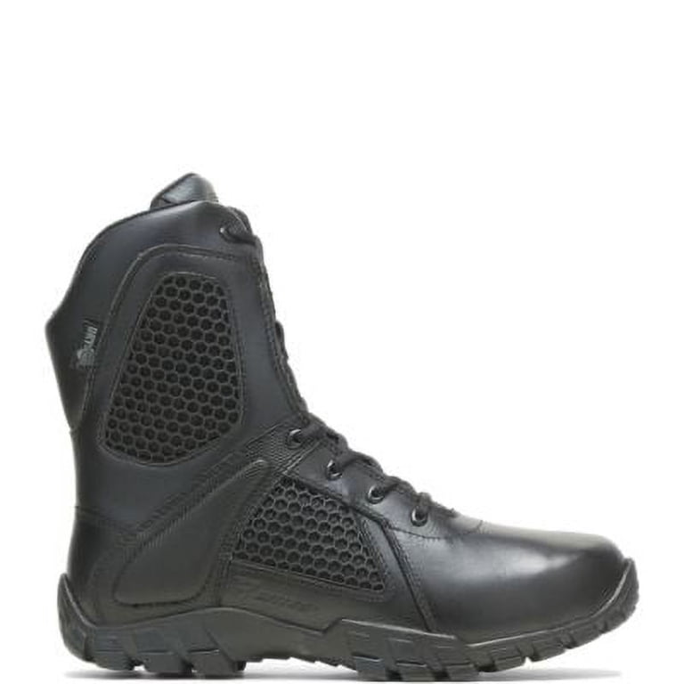 Bates Shock 8” Side Zip Men 10.5 Black - Walmart.com display picture 1