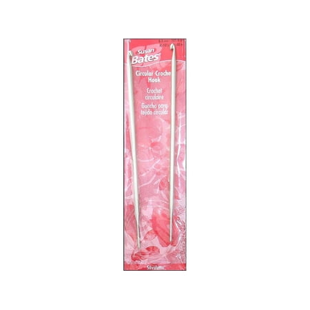 Bates Silvalume Circular Crochet Hook K