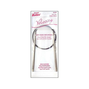 Bates Velocity Nkl Plate Circ Knit Needle 29" 8