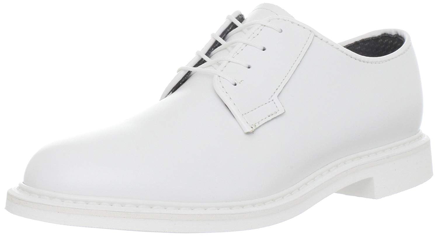 Bates 7131 Womens White Leather USA-Made Oxford Shoe 8 2E US 8Extra ...